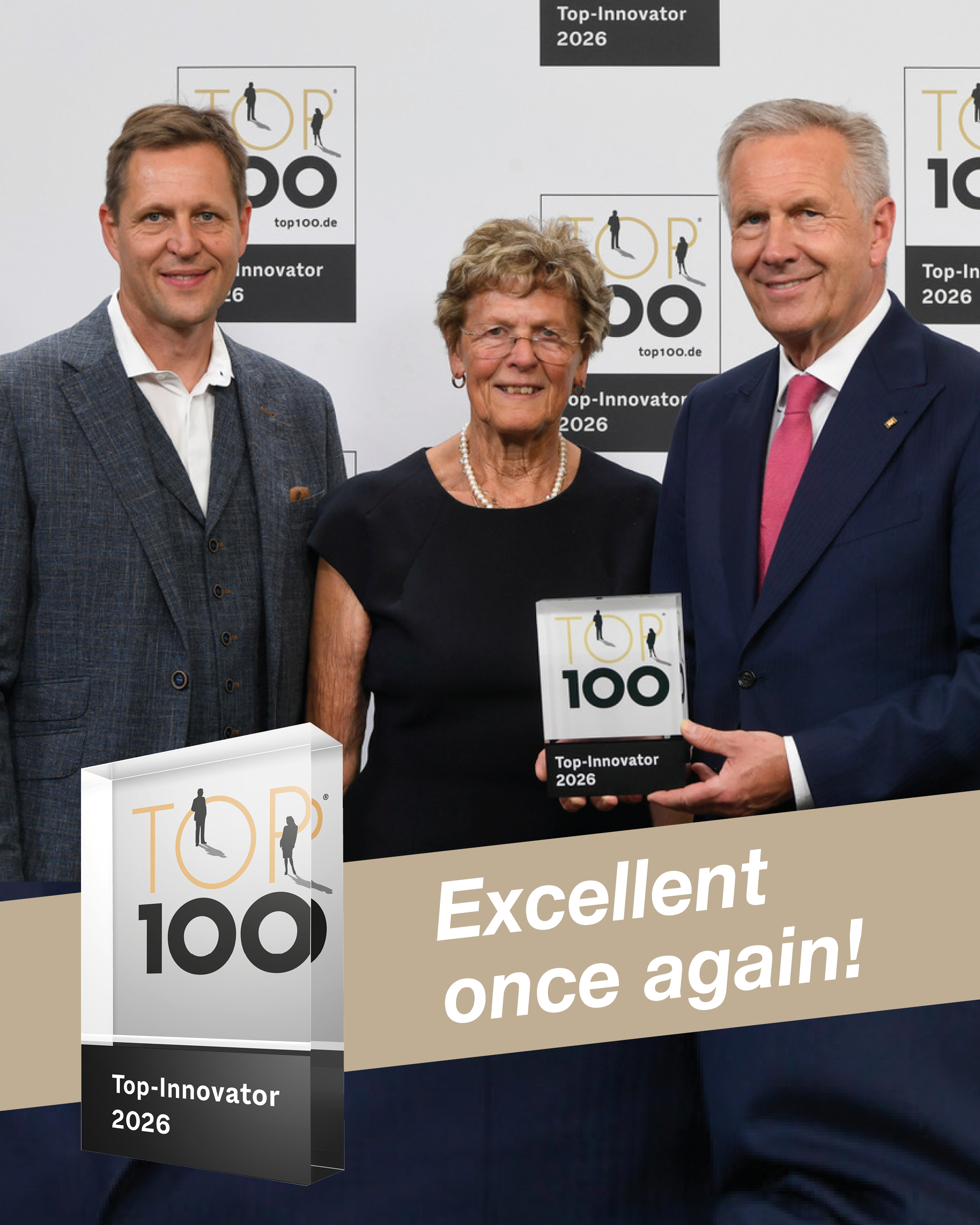 Dodeljivanje nagrade TOP 100 Top-Innovator 2026 proizvođaču PROAIR